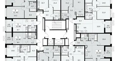 Appartement 1 chambre dans Troïtsk, Russie