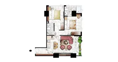 Apartamento independiente Piso independiente 2 habitaciones en Sangkat Boeng Keng Kang Ti Pir, Camboya