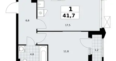 Appartement 1 chambre dans Troïtsk, Russie
