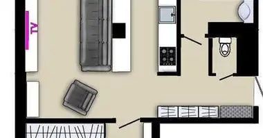 3 room apartment in Minsk, Belarus