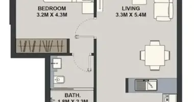 Wohnung 1 Schlafzimmer in Dubai, Vereinigte Arabische Emirate