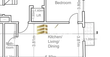 Квартира 1 спальня в Birkirkara, Мальта