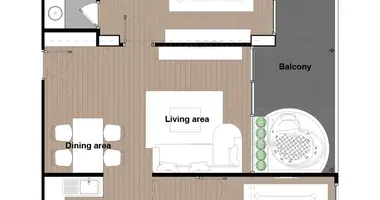 Apartamento 2 habitaciones en Rawai, Tailandia