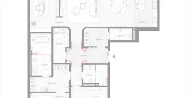 2 room apartment in Moscow, Russia