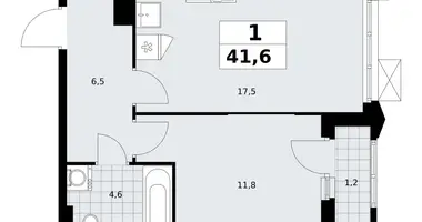 Квартира 1 комната в район Троицк, Россия