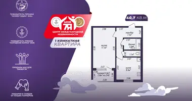 1 room apartment in Minsk, Belarus