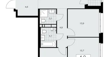 Mieszkanie 4 pokoi w Kommunarka, Rosja