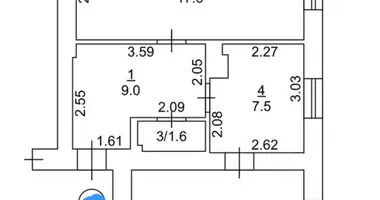 Квартира 3 комнаты в Одесса, Украина