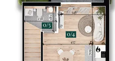 Appartement 4 chambres dans Klepacze, Pologne