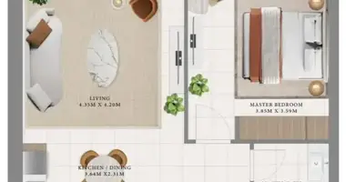 1 bedroom apartment in Dubai, United Arab Emirates