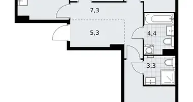 Appartement 3 chambres dans Kommunarka, Russie