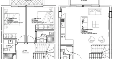 3 room apartment in Gazipasa, Turkey
