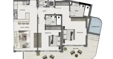 2 bedroom apartment in Dubai, United Arab Emirates