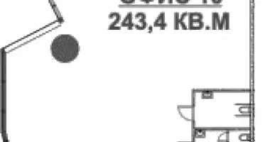 Büro 243 m² in Moskau, Russland