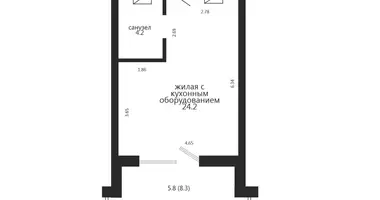 Квартира 1 комната в Минск, Беларусь