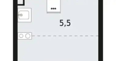 Wohnung 1 zimmer in Wsewoloschsk, Russland