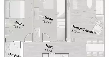 Apartment 2 bathrooms in Csongrád-Csanád, All countries