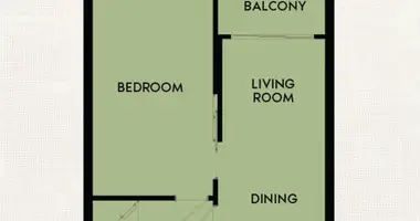 Appartement 1 chambre dans Sakhu, Thaïlande