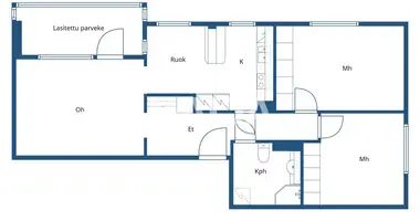 Wohnung in Verwaltungsgemeinschaft Helsinki, Finnland