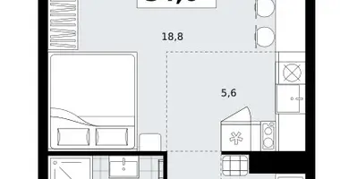 Appartement 1 chambre dans Kommunarka, Russie