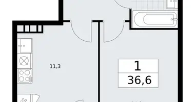 Квартира 1 комната в район Внуково, Россия
