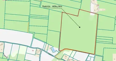 Plot of land in Paliepiukai, Lithuania
