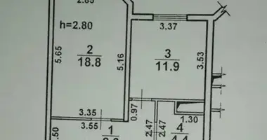 1 room apartment in Odesa, Ukraine