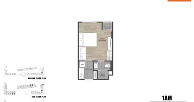 Wohnung 1 Schlafzimmer in Pa Tong, Thailand