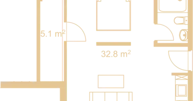 Квартира 1 комната в Батуми, Грузия