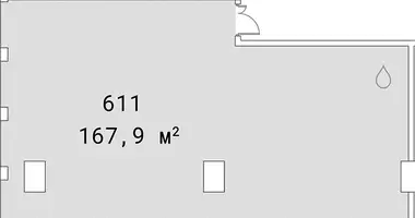 Büro 168 m² in Moskau, Russland