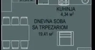 Квартира 1 спальня в Бечичи, Черногория
