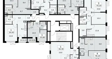 1 room apartment in Kommunarka, Russia