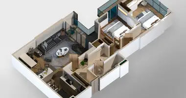 2 bedroom apartment in Batumi, Georgia