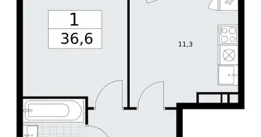 Квартира 1 комната в район Внуково, Россия