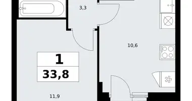 Wohnung 1 zimmer in Kommunarka, Russland