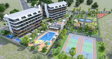 Квартира 2 комнаты в Оба, Турция
