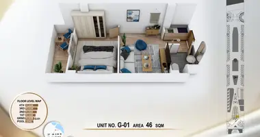 Wohnung 1 Schlafzimmer in Hurghada, Ägypten