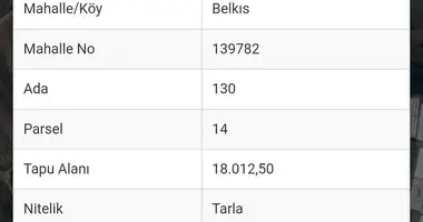 Plot of land in Belkis, Turkey