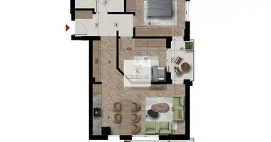 Appartement 2 chambres dans Bar, Monténégro