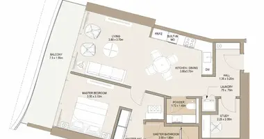 1 bedroom apartment in Dubai, United Arab Emirates