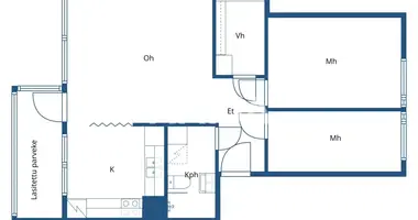 Apartamento 3 habitaciones en Helsinki sub region, Finlandia