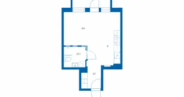 1 room apartment in Helsinki sub-region, Finland