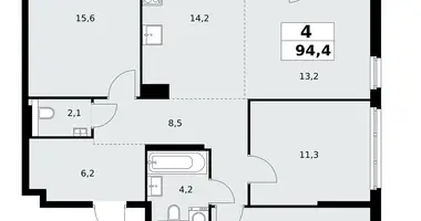 Appartement 4 chambres dans Kommunarka, Russie