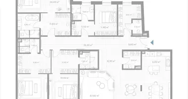 Appartement 4 chambres dans Moscou, Russie