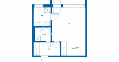1 room apartment in Helsinki sub-region, Finland