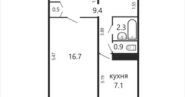 Mieszkanie 1 pokój w Mińsk, Białoruś