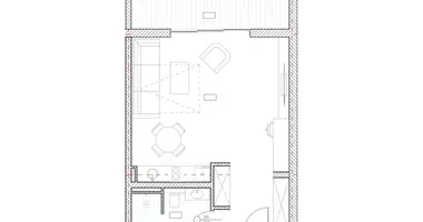 Квартира 1 комната в Boreti, Черногория