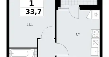 Квартира 1 комната в район Коммунарка, Россия