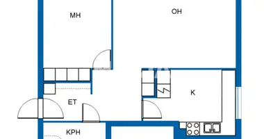 Appartement 1 chambre dans Kouvola sub region, Finlande