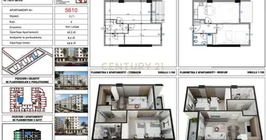 Квартира 2 комнаты в Golem, Албания